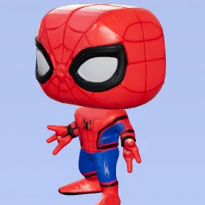 Mô hình Spiderman phong cách Funko Pop siêu đáng yêu cho tín đồ 3D