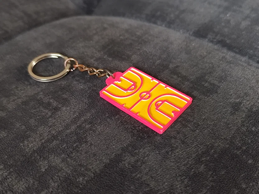 Móc Khóa Sân Bóng Rổ (Basketball Court Keychain) - Image 2