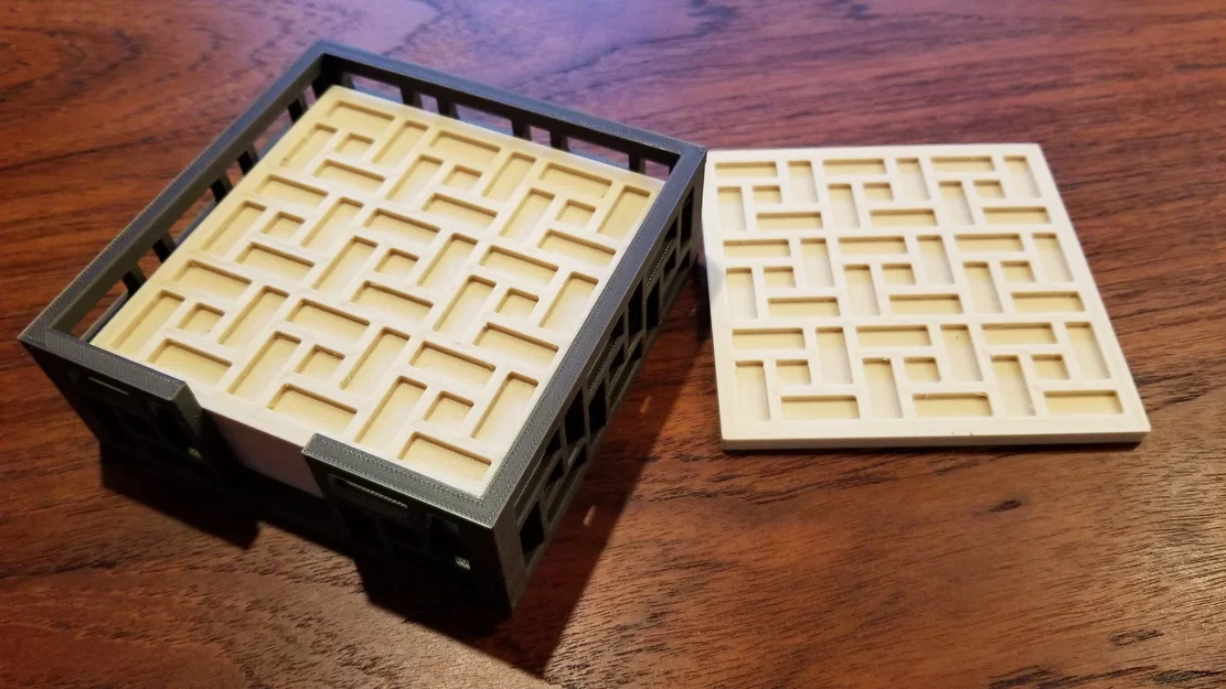 Bộ Lót Ly & Giá Đựng Phong Cách Mid-Century Modern - Image 2