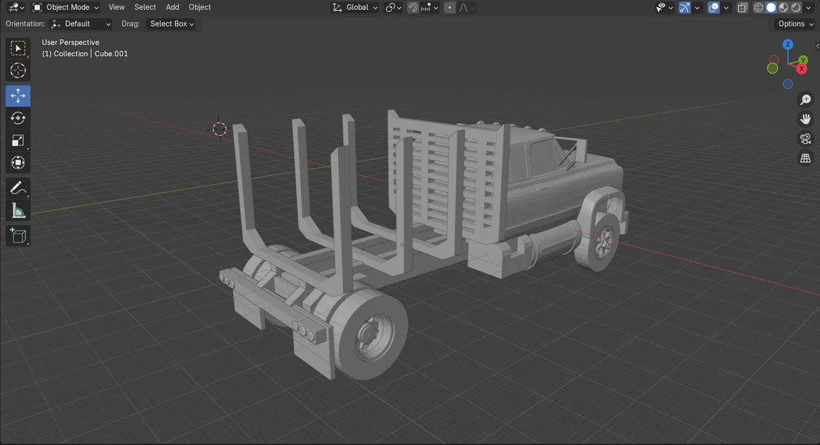 Xe tải chở gỗ GMC (GMC logging truck) dựa trên 1982 GMC Topkick - Image 2