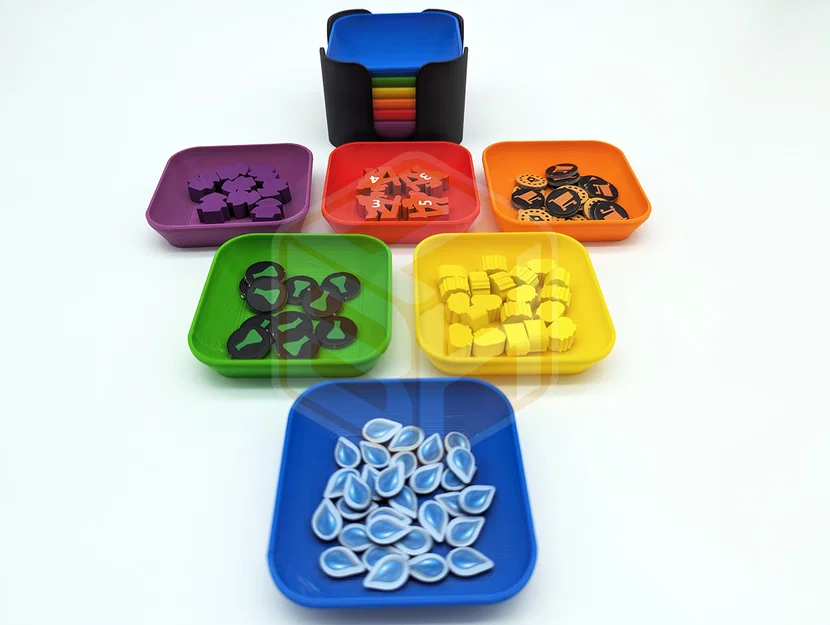 Tháp Đựng Khay Đa Năng 6 Tầng 8cm Cho Board Game - Image 3