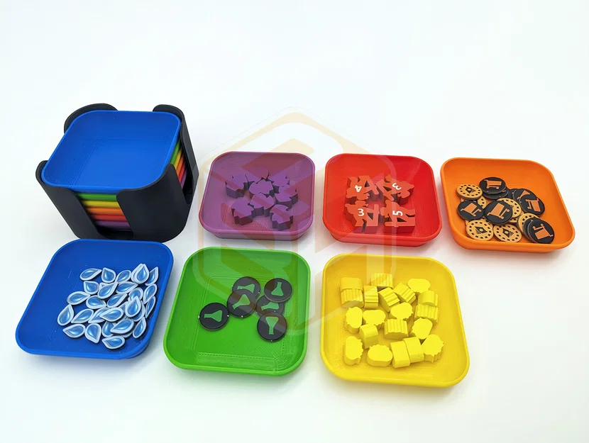 Tháp Đựng Khay Đa Năng 6 Tầng 8cm Cho Board Game - Image 4