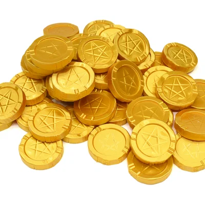 Mô hình đồng tiền vàng (Gold Coin) trong Cult of the Lamb để in 3D