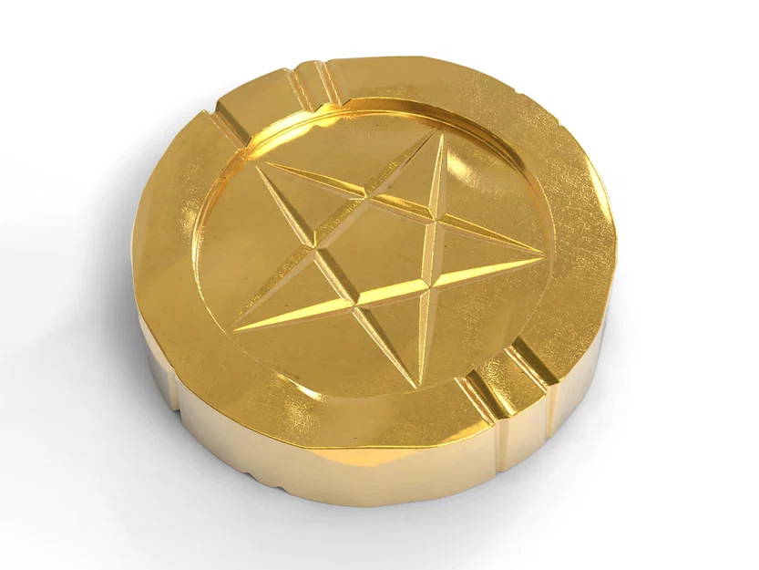 Mô hình đồng tiền vàng (Gold Coin) trong Cult of the Lamb để in 3D - Image 2