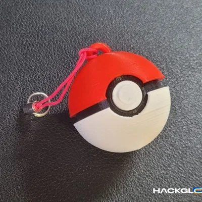 Mô hình móc khóa Pokeball in 3D cực đẹp và dễ lắp ráp