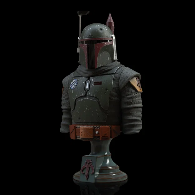 Tượng Bán Thân Boba Fett (Boba Fett Bust) - Image 1