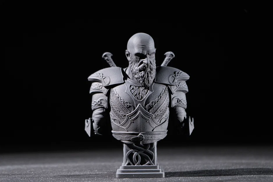 Tượng bán thân Kratos (Kratos bust) - Image 3