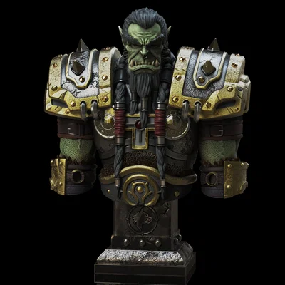Mô hình tượng bán thân Thrall từ World of Warcraft (File in 3D)