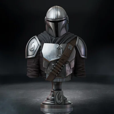 Tượng Bán Thân The Mandalorian (The Mandalorian Bust)