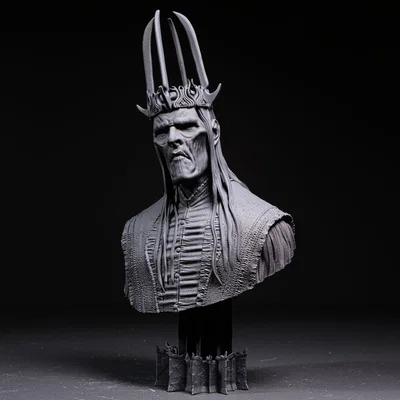Tượng bán thân Witch King of Angmar (LOTR)