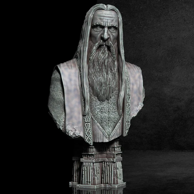 Tượng bán thân Saruman - LOTR - Image 1