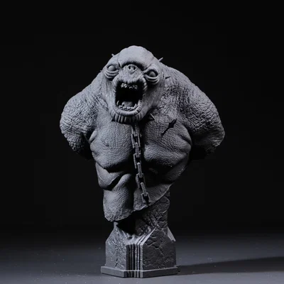 Tượng bán thân Cave Troll - LOTR