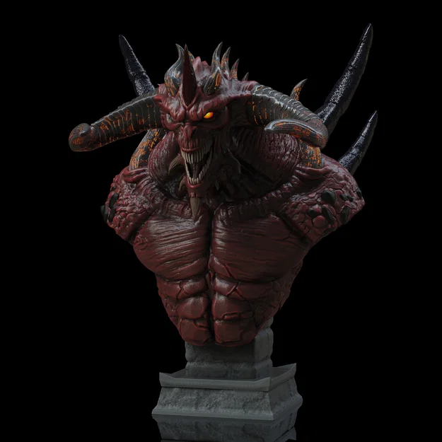 Tượng Bán Thân Diablo Bust - Image 1