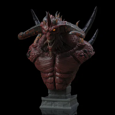 Tượng Bán Thân Diablo Bust