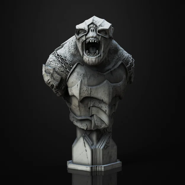 Tượng bán thân Battle Troll (LOTR) - Image 1