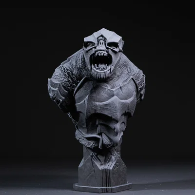Tượng bán thân Battle Troll (LOTR)