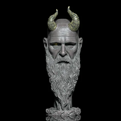 Mimir – God of War (Tượng bán thân)