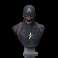 Tượng bán thân Zombie Captain America - Thumbnail 1