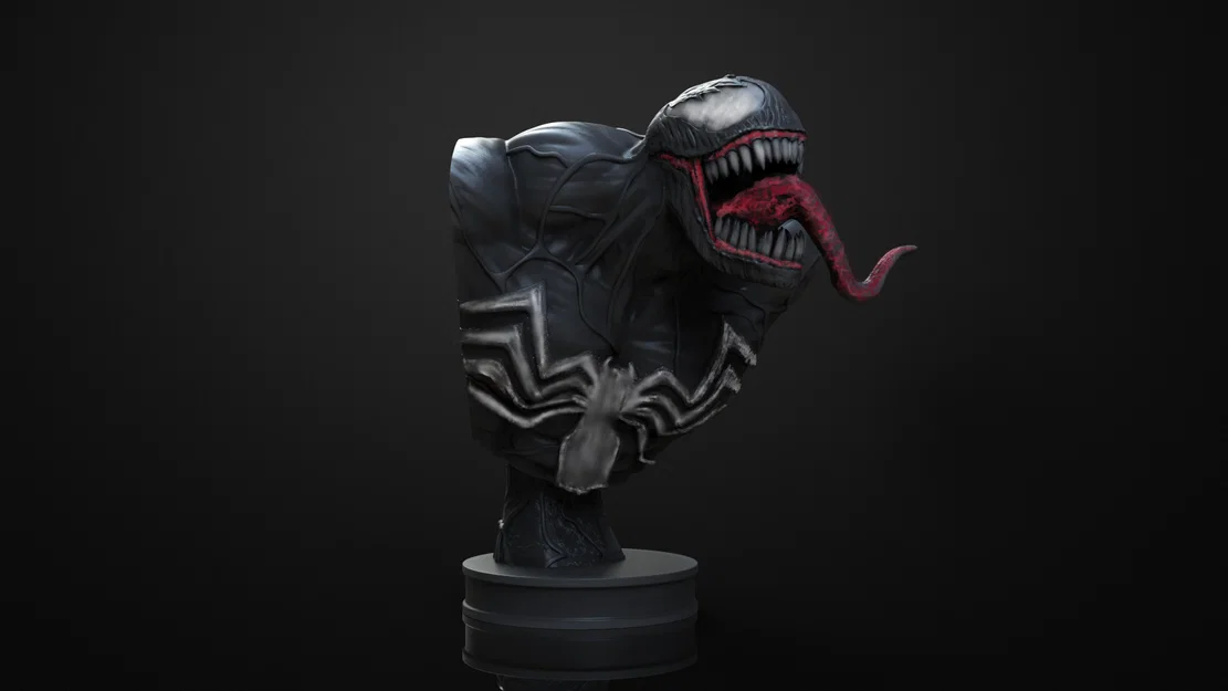 Tượng Bán Thân Venom (Venom Bust) - Image 1