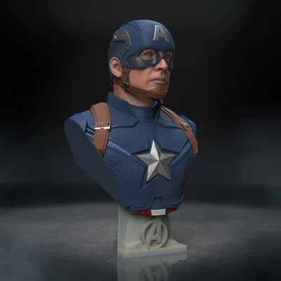 Tượng bán thân Captain America