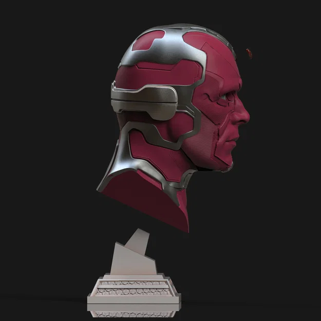 Vision Head – Tượng đầu Vision (Avengers) - Image 2