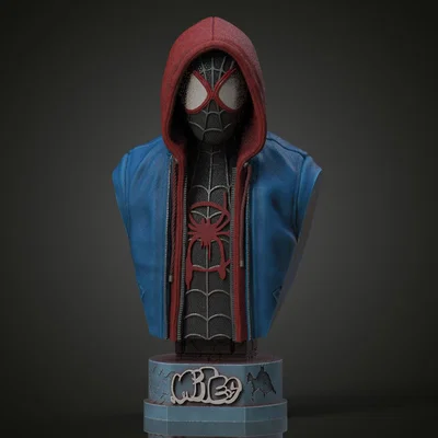 Tượng bán thân Miles Morales Spiderman