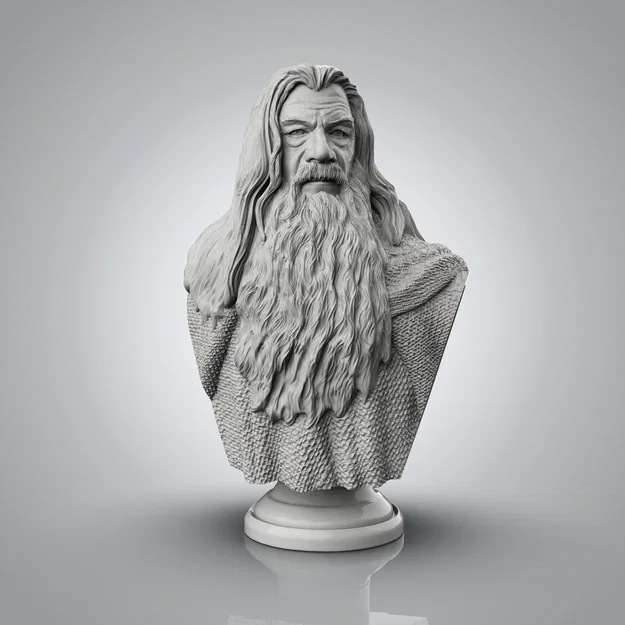 Tượng Bán Thân Gandalf – Chúa Tể Những Chiếc Nhẫn - Image 1