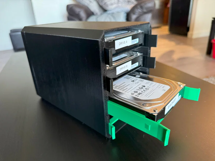 Rack Hot-Swappable 4 x 3.5" HDD kèm quạt 120mm - Image 2