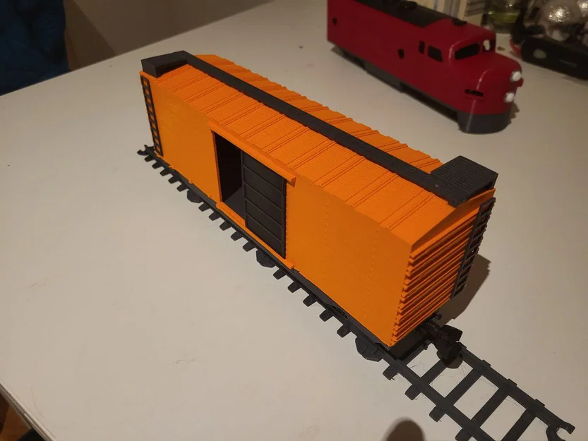Toa Boxcar Mỹ (American Boxcar) O scale – In 3D - Image 1