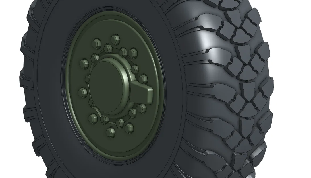 Lốp Tatra 813 kèm đĩa (disc) - Image 4