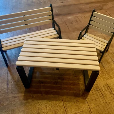 Ghế Băng Sân Vườn Lắp Ghép (Modular Garden Bench)