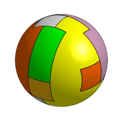 Bóng Puzzle (Ball puzzle) 6 Mảnh