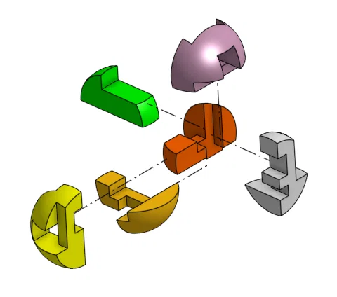 Bóng Puzzle (Ball puzzle) 6 Mảnh - Image 3
