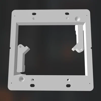 2X! Bracket ốp tường Low-Voltage Double Gang