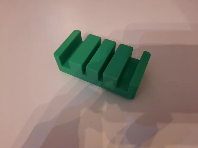 Khay Gridfinity giữ thước kiến trúc/kỹ thuật (3 cạnh) & thước thường - Image 4