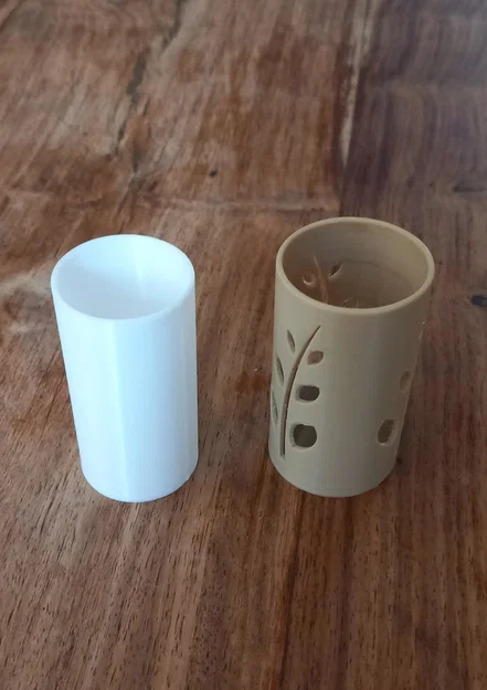 Bình hoa trang trí 3D hai màu phong cách tối giản - Image 2