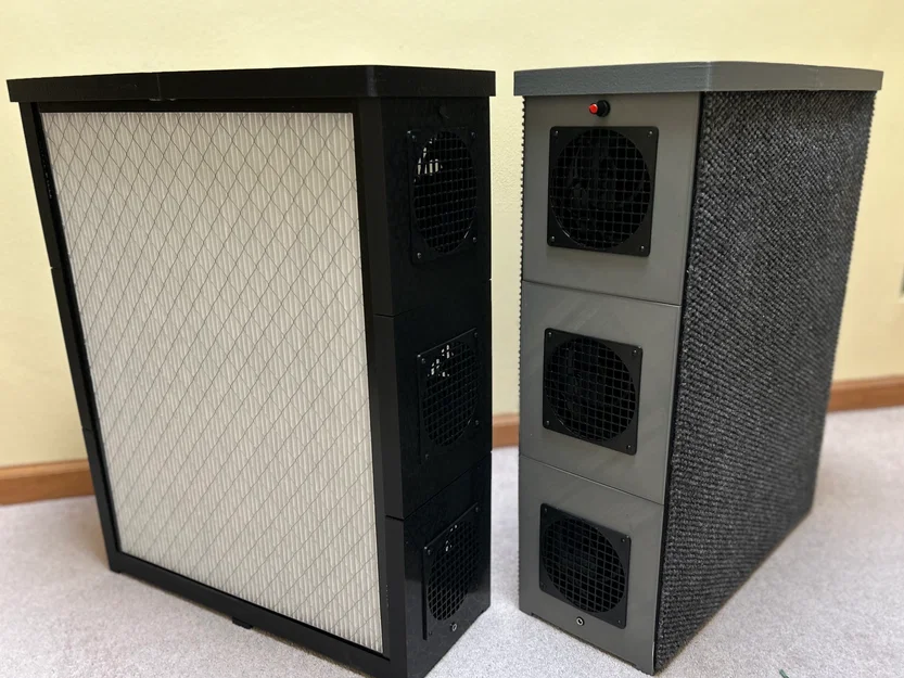 Máy lọc không khí bằng quạt case trong hộp filter lò (Furnace Filter Case Fan Air Purifier) - Image 1