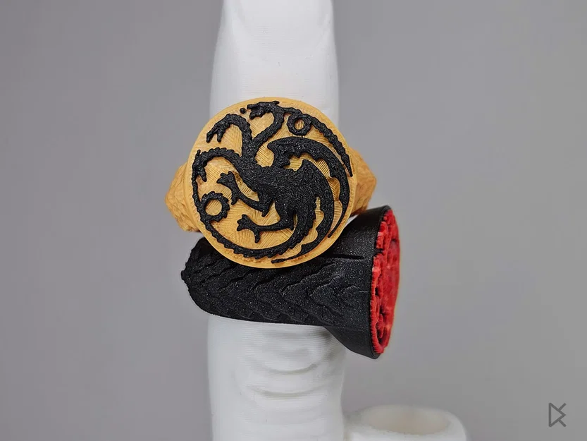 Nhẫn Signet Nhà Targaryen – Game of Thrones - Image 3