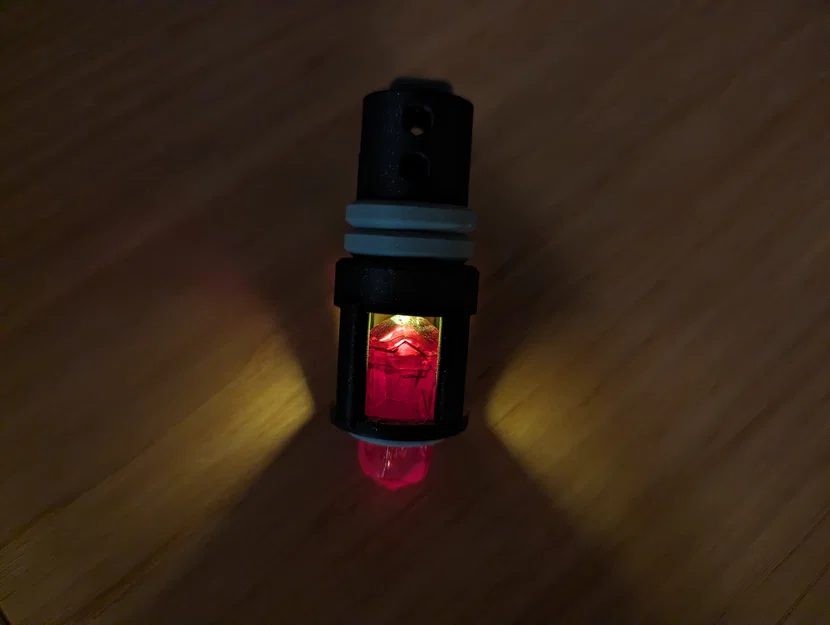 Mặt dây chuyền Kyber Crystal Jedi Crusader (có tùy chọn LED) - Image 2