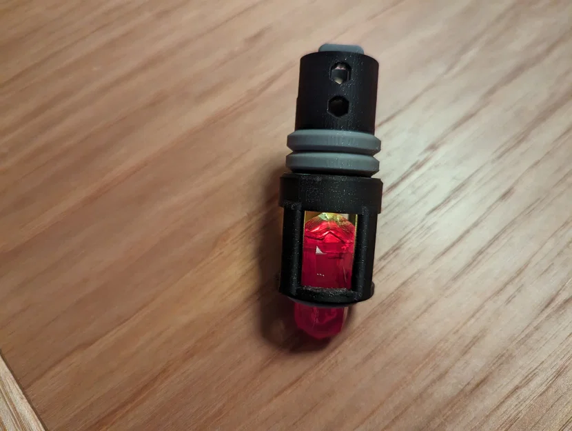 Mặt dây chuyền Kyber Crystal Jedi Crusader (có tùy chọn LED) - Image 3