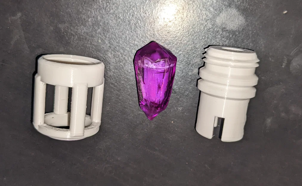 Mặt dây chuyền Kyber Crystal Jedi Crusader (có tùy chọn LED) - Image 5