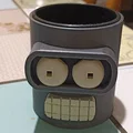 Ly sứ Bender Futurama 3D - Khung bọc cốc sáng tạo độc đáo - Thumbnail 1