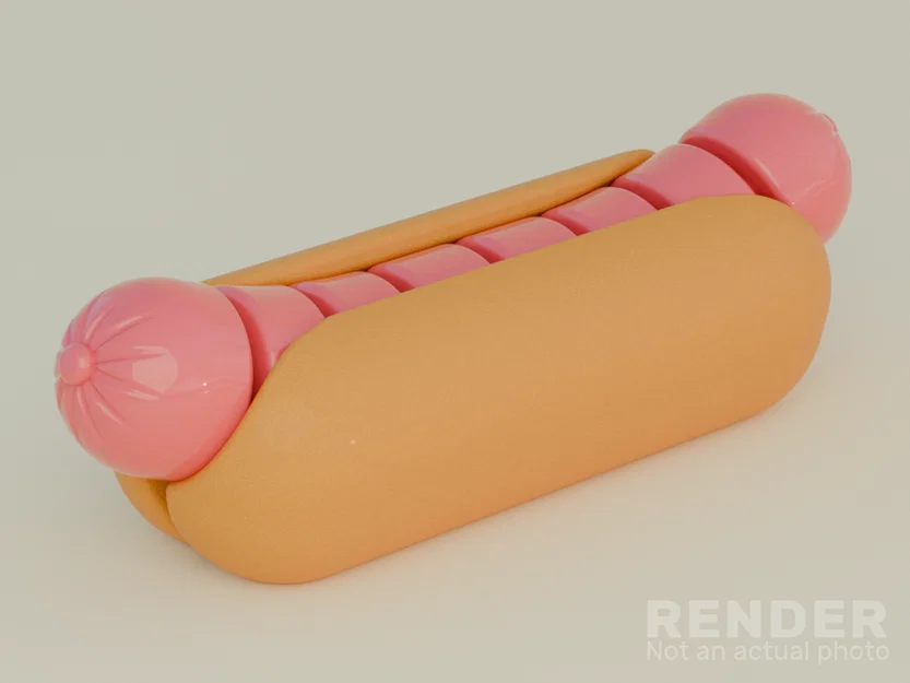 Articulated HotDog – Đồ chơi fidget hot dog khớp nối - Image 1