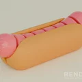 Articulated HotDog – Đồ chơi fidget hot dog khớp nối - Thumbnail 1