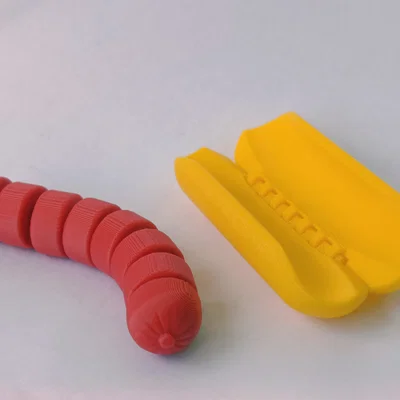 Articulated HotDog – Đồ chơi fidget hot dog khớp nối