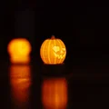 Mô hình Bí Ngô Halloween in 3D trang trí đèn Tealight cực xinh - Thumbnail 5
