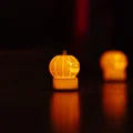 Mô hình Bí Ngô Halloween in 3D trang trí đèn Tealight cực xinh - Thumbnail 6