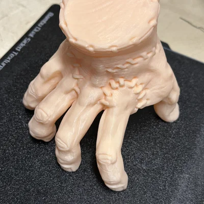 Mô hình 3D Thing trong phim Wednesday - In không cần support