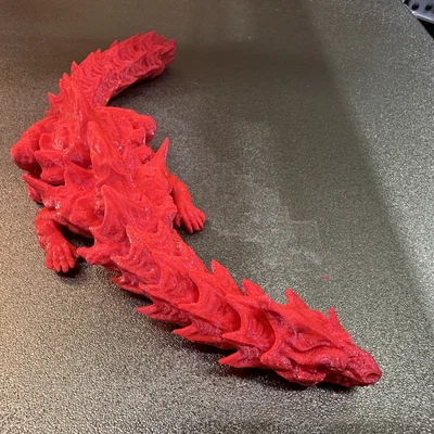 Mô hình rồng 3D linh hoạt (Print in Place) ấn tượng