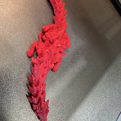 Mô hình rồng 3D linh hoạt (Print in Place) ấn tượng